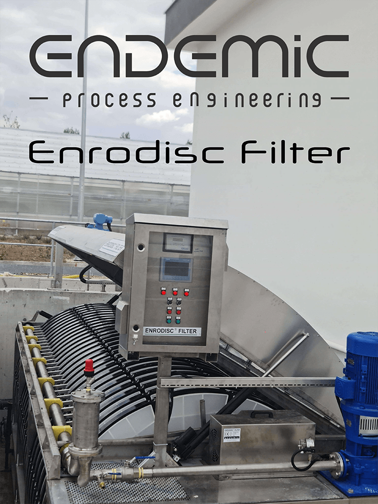 Tertiary Effluent Filtration with Enrodisc Rotary Disc Filter