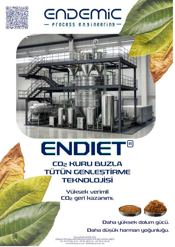 ENDIET CO₂ Kuru Buz Tütün Genleştirme Tesisi